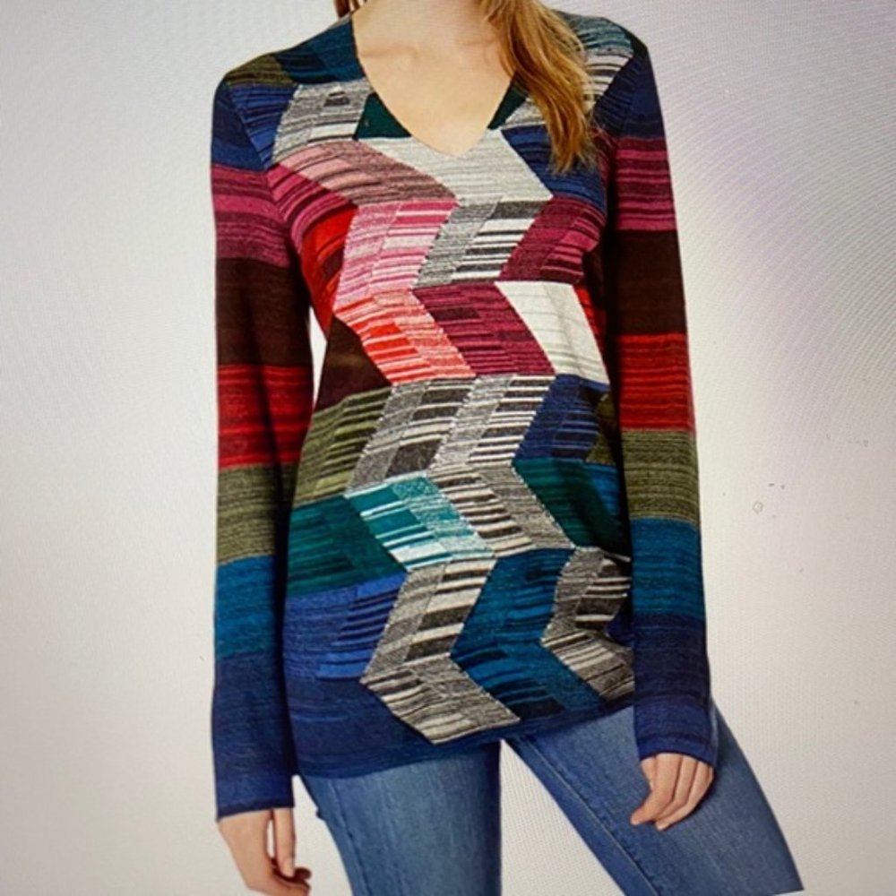 NWT Nic + Zoe Arctic Heat Top Pullover Sweater